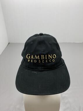 Gambino Prosecco Hat Cap Strap Back One Size Black Quaker City Caps Baseball Cap